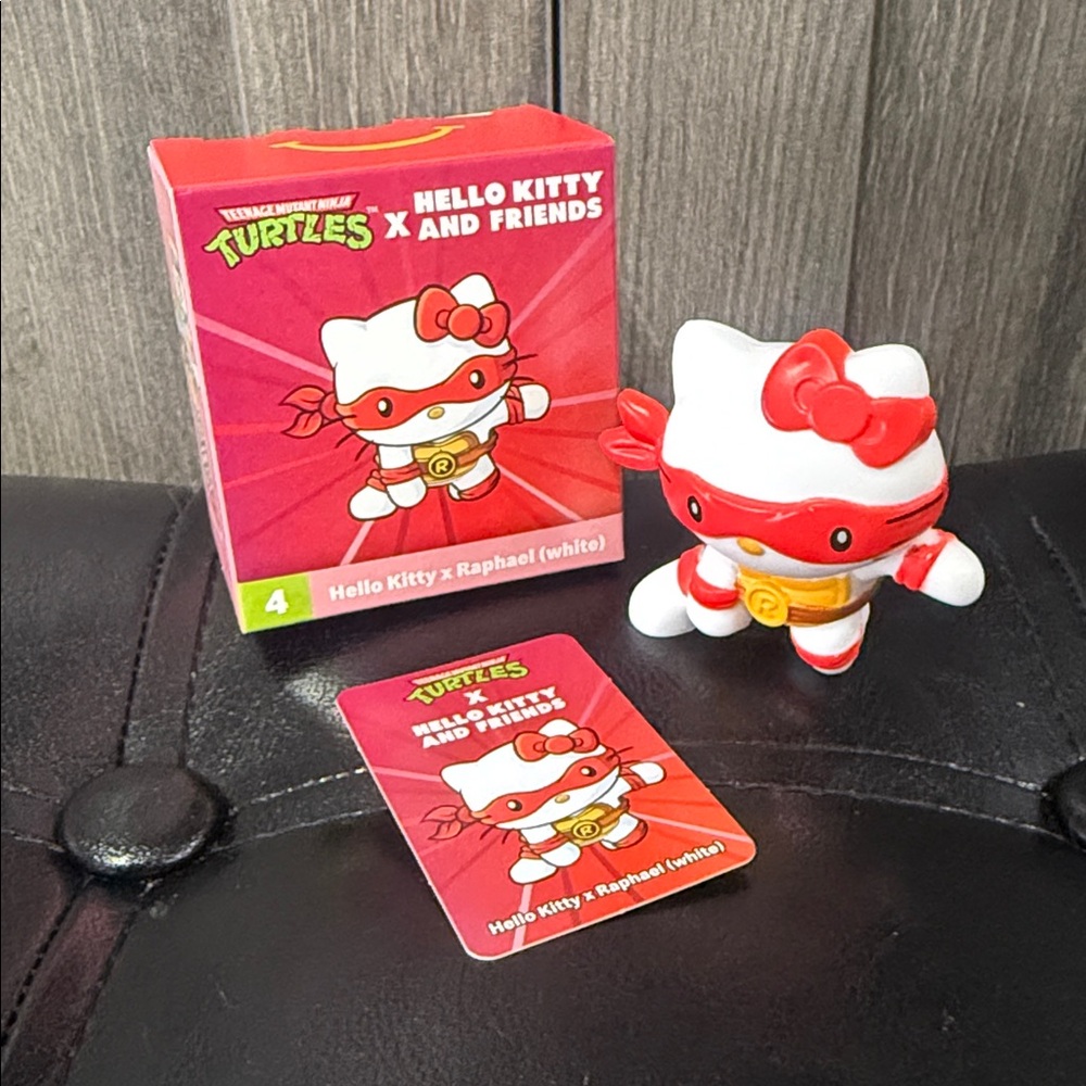 Hello Kitty & Friends Ninja Turtle Hello Kitty x Raphael #4 McDonalds Happy Meal